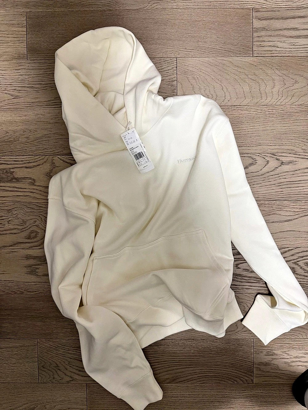 Brand New adidas Humanrace Premium Basics Hoodie Cream Size Medium NWT